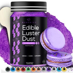 BeePoint Violet Edible Luster Dust 15g