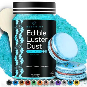 BeePoint Teal Blue Edible Luster Dust 15g