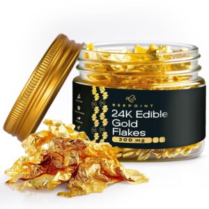 BeePoint 24K Edible Gold Foil Flakes